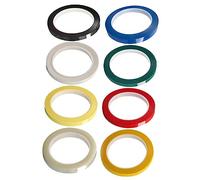 BESPORTBLE 8pcs Violin Fingerboard Tapes PVC Self Adhesive Fingering Stickers Color Coded Note Positions for Beginners Fretboard Decals Easy to Apply and Remove