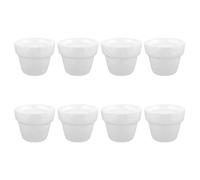 BESPORTBLE 8pcs White Floral Foam Blocks Lightweight and Cuttable Foam Flowerpot Inserts for DIY Flower Arranging Accessories and Wedding Decorations
