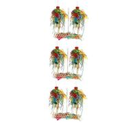 BESPORTBLE 9 Pcs Parrot Toy Birdcage Bird Cages Parakeet Chewing Toy Birds Toys Bird Hanging Plaything Hanging Chewing Toy Bird Cage Bite Toy Funny Bird Foraging Toy Bird Hanging Toy Wood