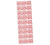 BESPORTBLE 9 Sets Beehive Sign Bee Hive Signs Numbers for Hive Numbers for Beekeeping Beekeeper Hive Numbers Multi-use Beekeeping Numbers Hive Marking Number Sign Hive Supplies Red Plastic