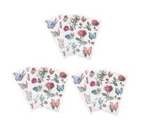 BESPORTBLE 9 Sheets Butterfly Decal Stickers Temporary Tattoo Transfers for Men Women Easy to Apply and Remove Decorative Body Art for Parties Festivals Beach Use