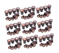 BESPORTBLE 90pcs Miniature Resin Coffee Cups with Detailed Latte Art Tiny Beverage Mugs for Dollhouse DIY Mini Decorations Japanese Style Micro Landscape Accessories Set