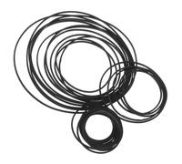 BESPORTBLE 90pcs Rubber Belts for Cassette Recorders Square Section Mixed for Tape Player Repair Maintenance Stable Traction Replacement for Dvd Drive Vcr Turntable