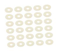 BESPORTBLE 90pcs White Felt Piano Key Washers 12x4x1mm Front Rail Balance Cushions Compatible with Piano Keyboard Regulating and Repair Tools for Key Leveling