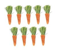 BESPORTBLE 9pcs Chew Carrots Molar Toys for Hamsters Pet Chew Plaything for Care Fun Teething Sticks for Small Animals Keeps Teeth Healthy and Entertained