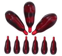 BESPORTBLE 9pcs Fake Blood Capsules Washable Halloween Plasma Props for Cosplay Pranks and Special Effects Safe Creative Makeup Gel for Scary Lip and Mouth Injury Simulation