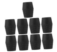 BESPORTBLE 9pcs Guitar Stand Leg Pads Slip Rubber Feet Bumpers for Instrument Storage Easy Install Protective Tripod Foot Pads for Acoustic and Electric Guitar Stands