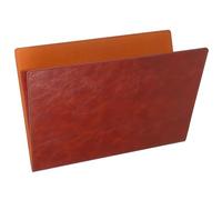 BESPORTBLE A4 Pu Magnetic Document Folder, Notebook Binder and Resume Holder, Easy to Store, Multi-functional Design for Study and Outdoor Use, Brown