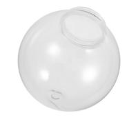 BESPORTBLE Acrylic Globe Lampshade 25cm Diameter with 12cm Opening, Replacement Ball Lamp Cover for Outdoor Garden Wall Sconce and Ceiling Fan Light Fixture