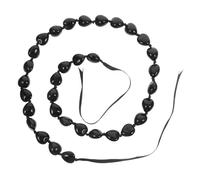 BESPORTBLE Acrylic Graduation Party Bead Necklace Black Honor Garland Photo Prop Accessory Unique Festive Design for Celebration and Graduation Season Decor