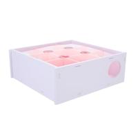 BESPORTBLE Acrylic Hamster Maze for Mice and Hamsters Pink | PET Play, Bite and Scratch Resistance, Play and Rest Platform, Small Animal Activity Piece