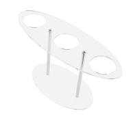 BESPORTBLE Acrylic Ice Cream Display Rack DIY Cone Holder for Waffle Cones Sushi Lightweight Stable Design for Outdoor Parties and Picnics Convenient Dessert Storage