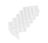 BESPORTBLE Acrylic Lipstick Organizer Storage Box with Multi Compartment Lip Gloss Holder for Desktop Vanity Lightweight and Break Resistant Makeup Storage Rack for Bedroom and Bathroom Use