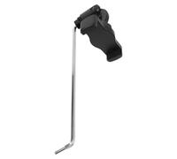 BESPORTBLE Adjustable Alto Saxophone Phone Holder with Sax Lyre Clip Electronic Music Stand for Marching Band Dual Device Support Portrait Landscape Modes Beginner Practice Accessory