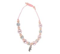 BESPORTBLE Adjustable Beaded Bracelet with Sparkling Unicorn Charm for Women Alloy Heart Accent Wrist Jewelry Comfortable Fit for Casual and Formal Occasions Family and Friends