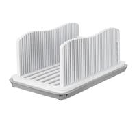 BESPORTBLE Adjustable Bread Loaf Cutter with Detachable Guide and Removable Cutting Board Non-Slip Handmade Bread Slicer for Cakes Toast and Pastries Compact Storage for Home Bakers