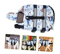 BESPORTBLE Adjustable for Dogs Professional Puppy Swim Vest with Handle for Safety for Beach Pool Boating Outdoor Activities Design
