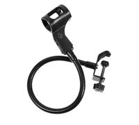 BESPORTBLE Adjustable Gooseneck Microphone Stand with Bracket Desk Mount Rack for Conference Presentations Karaoke and Band Performances Stable Thickened Material Holder Compatible with