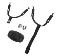 BESPORTBLE Adjustable Ice Hockey Helmet Chin Strap Replacement Kit with Detachable Ear Loops Metal Buckles and Elastic Strap Fit for Sports and Industrial Hard Hats Secure and Comfortable Fit