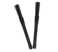 BESPORTBLE Adjustable Nylon Drum Brushes with Anti-slip Handle, Stylish Telescopic Design for Drummers Playing Jazz and Beginner Practicing, Universal Drum Accessory in Black