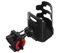 BESPORTBLE Adjustable Rotating Microphone Stand Drink Holder Water Bottle Clamp for Live Streaming Music Practice and Mountain Bike Bottle Cage Stable Spill Resistant Design