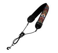 BESPORTBLE Adjustable Saxophone Neck Strap Comfortable Breathable Design for Alto Tenor Saxophones Durable Eva Cotton Strap with Easy for Various Body Types