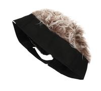 BESPORTBLE Adjustable Short Wig Hat for Men Punk Wig Hat Headpiece for Party Wear Cool Black Beanie Style