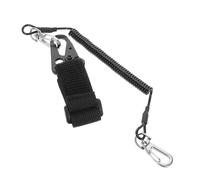 BESPORTBLE Adjustable Stretchable Kayak Paddle Leash Made of Sturdy Polyester, Versatile for Water-based Adventures and Canoeing, Heavy-duty Fishing Rod Safety Coiled Lanyard for Outdoor