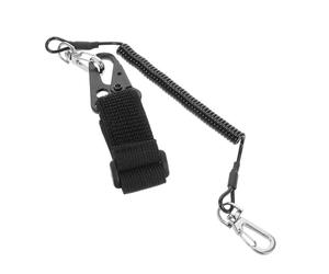 BESPORTBLE Adjustable Stretchable Kayak Paddle Leash Made of Sturdy Polyester, Versatile for Water-based Adventures and Canoeing, Heavy-duty Fishing Rod Safety Coiled Lanyard for Outdoor