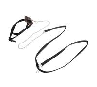 BESPORTBLE Adjustable Turtle Leash Lightweight Pet for Turtles Lizards and Reptiles s Black for Outdoor Walks and Training