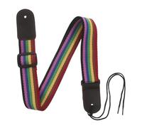 BESPORTBLE Adjustable Ukulele Strap for Rainbow Comfortable Leather Guitar Shoulder Harness Wide Fabric Woven Music Equipment Strap for Classical Tenor Beginner-friendly Practice Performances