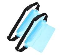 BESPORTBLE Adjustable Waterproof Waist Pouch Lanyard for Beach Kayaking 2pc Set Phone Case for Outdoor Activities