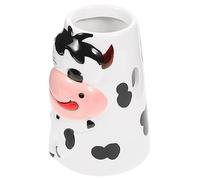 BESPORTBLE Adorable Hamster Water Kettle Holder Cute Cow Design Ceramic Pet Kettle Bracket for Hamsters Guinea Pigs and Rabbits Durable Easy to Use Stylish Pet Accessory