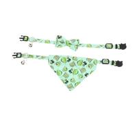 BESPORTBLE Adorable Kitten Collar Cat Calming Collar Bell Decorative Bandana Wear-resistant Design