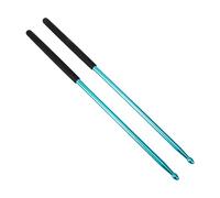 BESPORTBLE Alloy Drum Stick for Jazz Percussion Instrument Metal Drum Sticks for Silent Tips Practice Blue for Drummers