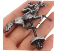 BESPORTBLE Alloy Horse Racing Board Game Accessory Metal Horse Figurine Replacement Creative Sturdy Design for Collectors and Interactive Tabletop Racing Games
