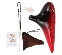 BESPORTBLE Alto C Ocarina Ceramic Musical Instrument Beginner and Professional for Practice Performances and Music Enthusiasts