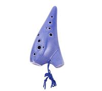 BESPORTBLE Alto Ceramic Ocarina Flute for Beginners with Protective Case and Music Expressive Sound Quality Wind Instrument for Students and Adults Practice