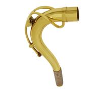 BESPORTBLE Alto Saxophone Neck Replacement Bend Neck Gold Durable Plated for Enhanced Sound Quality Soprano Sax Accessories Upgrade for Saxophonists