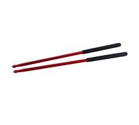 BESPORTBLE Aluminium Alloy Drum Sticks Pair, Anti-rust Red Metal Drumsticks for Drummer Practice and Drum Pad Training Accessories W122