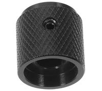 BESPORTBLE Aluminum Alloy Volume Amplifier Knob with Mesh Grip Non-slip Potentiometer Cap for Guitar and String Instruments Marked Volume Tone Control Replacement