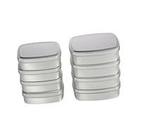 BESPORTBLE Aluminum Cans Storage Container Leak-Proof Soap Boxes for Household Bathroom Use with Lid, Compact Square Tins for Shampoo Bar Cosmetic Samples, Travel-Friendly Empty Cases