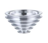 BESPORTBLE Aluminum Pagoda Wheel Pulley A Type Step Pulley Corrosion Resistant Motor Shaft Drive Transmission for Timing Belt