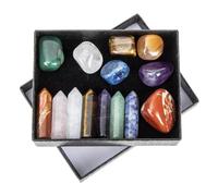 BESPORTBLE Amethyst Yoga Stone Crystal Pillars Decorative Crystal Stones Multi-Function Chakra for Portable Practice