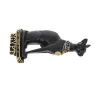 BESPORTBLE Ancient Egypt Cat Fridge Sticker Resin Craft Decor Magnet for Home Kitchen Black Cat Theme