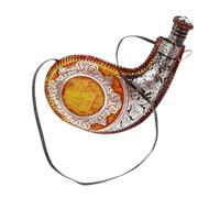 BESPORTBLE Ancient Style Leather Water Holder Bag Portable Wear Resistant Bag for Beverages Compact and Lightweight Design for Outdoor Activities and Travel