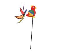 BESPORTBLE Animal Windmill Decorations Boys and Girls' Park Decor Adorable Parrot Shape Wind Mill Spinner Outdoor
