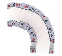 BESPORTBLE Anti-fraud Transparent Poker Cards Matte Plastic Deck with Smooth Grip Water-resistant Playing Cards for Fair Gameplay and Enhanced Gaming Experience