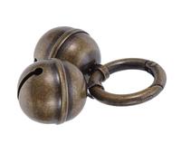 BESPORTBLE Antique Copper Dog Collar Bell with Quick Release Clasp, Loud Safety Tracking Bell for Outdoor Pets, 1Pcs Retro Brass Pet Collar Charm for Cats and Dogs