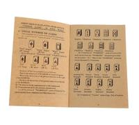 BESPORTBLE Antique Style Mahjong Rule Book Detailed Instructions Strategies for Chinese Mahjong